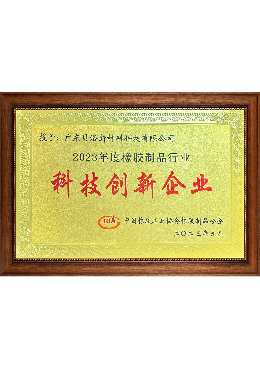 中橡協(xié)科技創(chuàng)新企業(yè)