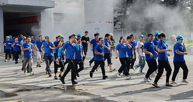 個個講安全，個個會應(yīng)急！貝洛應(yīng)急安全演練活動