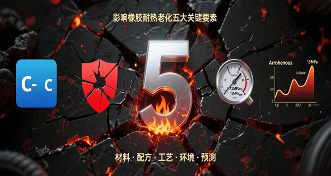 影響橡膠耐熱老化的五大關(guān)鍵要素